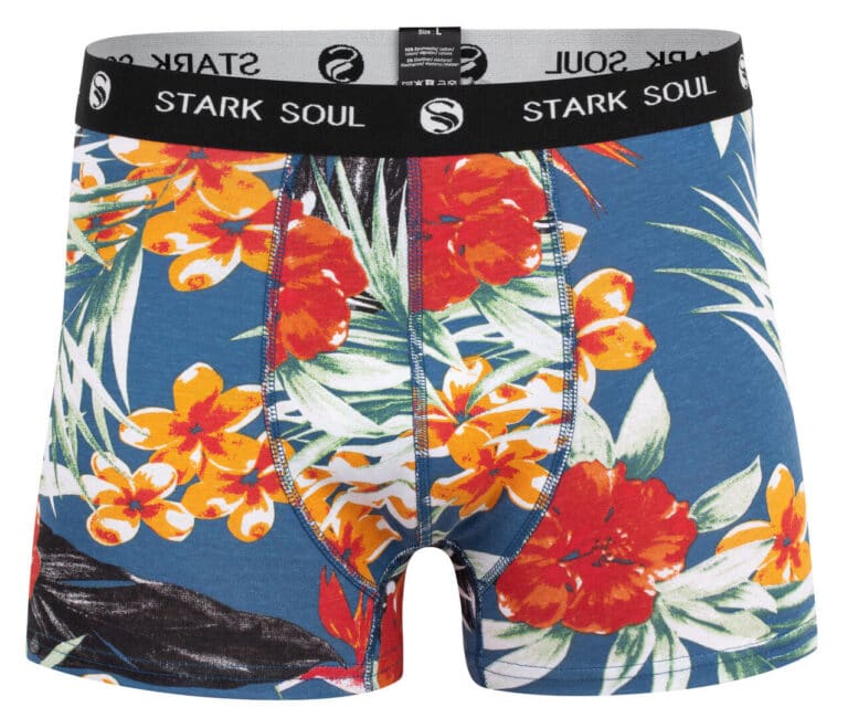 3 Par Underbukser med Aloha Design fra Stark Soul® - Bomuld