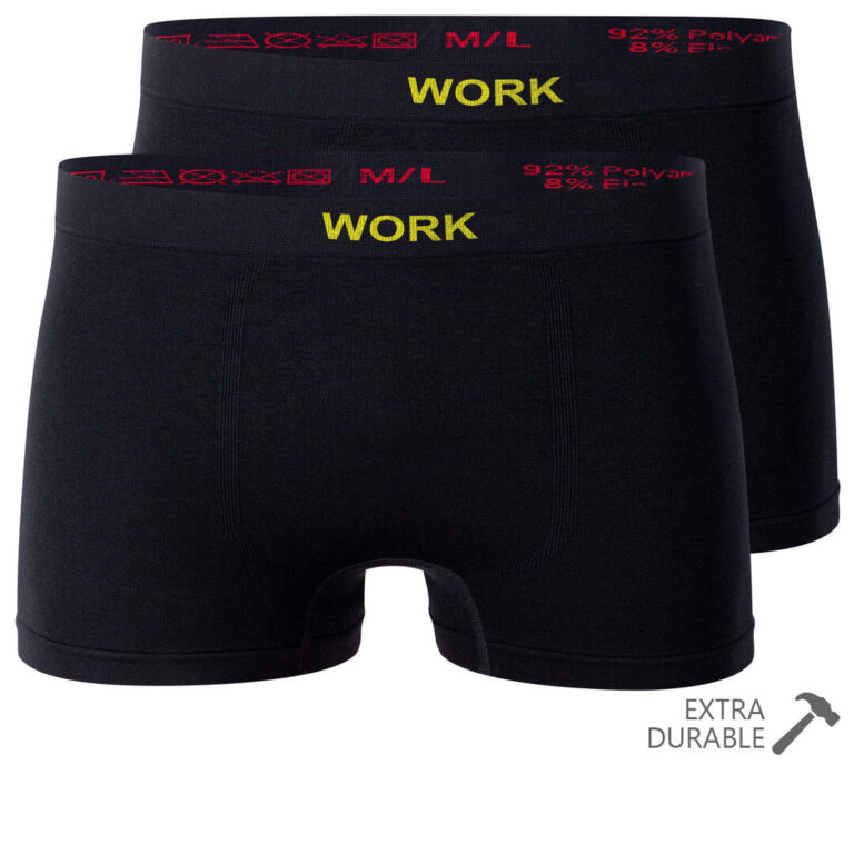 Work Underbukser Microfiber Sort