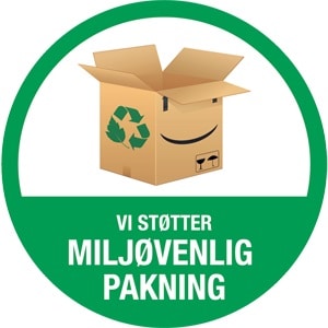 Miljøvenlig pakning logo