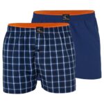 2 Par Clark Crown Boxershorts Med Knap 1013N